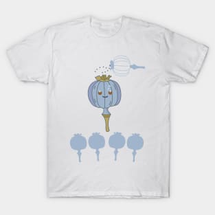 Funny poppy seed poppy capsule T-Shirt